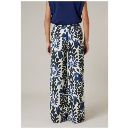 Pantalon VAHLINA Deeluxe – Wide-Leg Floral Femme