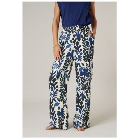 Pantalon VAHLINA Deeluxe – Wide-Leg Floral Femme