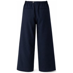 Pantalon Large Fluide Bleu Marine Imperial 2