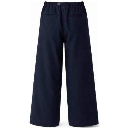Pantalon Large Fluide Bleu Marine Imperial