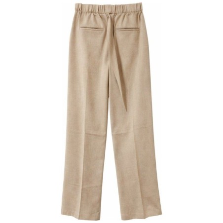 Pantalon Sable Taille Haute Coupe Large | Style Nautique