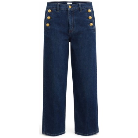 Pantalon Brujula Bariloche Bleu Denim Taille Haute | Tinta